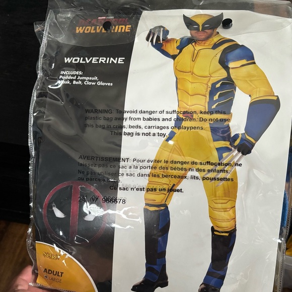 Wolverine Adult Costume - Yellow and Blue - Picture 1 of 6